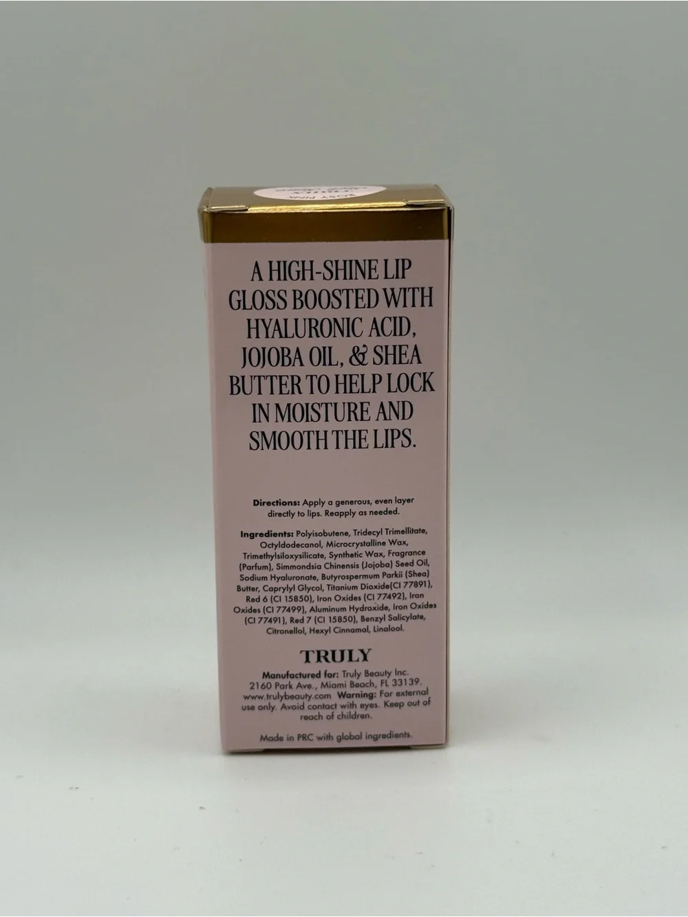 Truly Soft Serve Rosy Pink Lip Gloss + 33 Tabs Paris Noir Charm